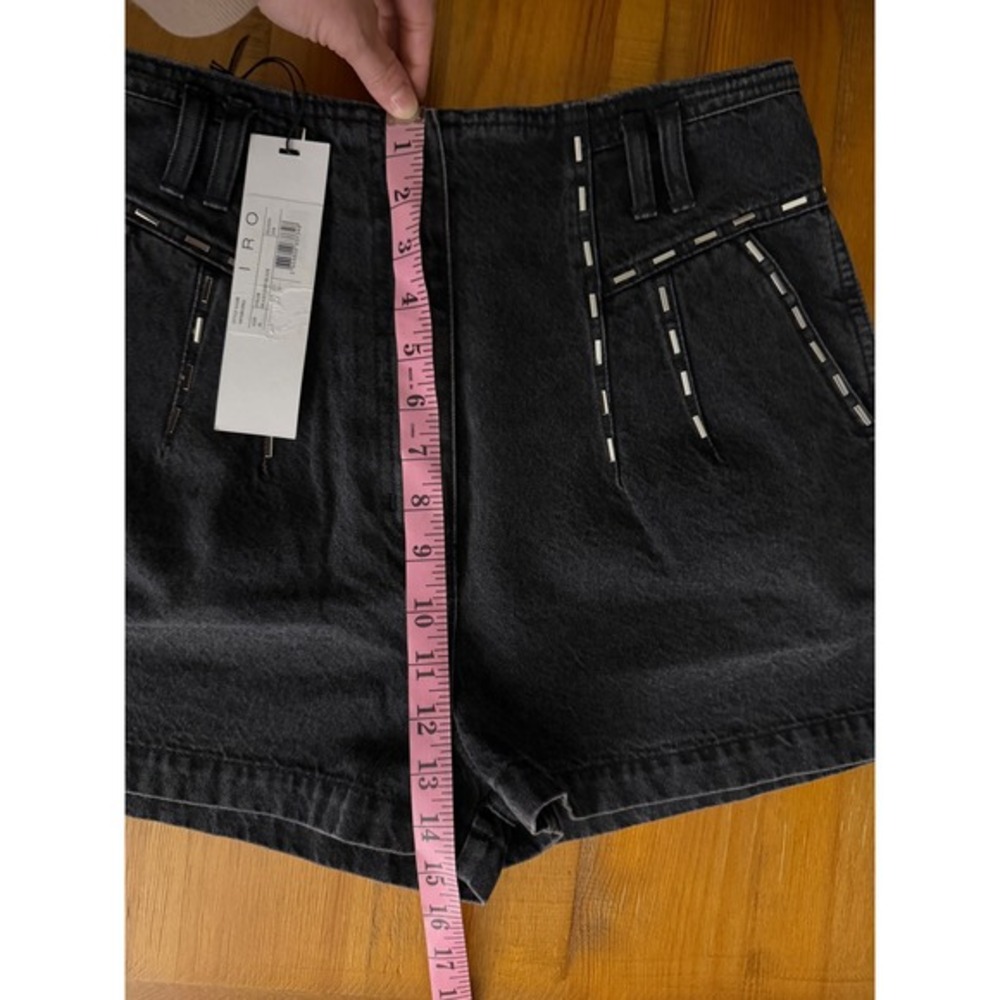 IRO Barra Faded Denim Shorts Women's Size 38/us 6 - Picture 11 of 11